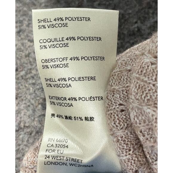 Maeve Anthropologie Addie Sweater Women’s Large Cowl Neck Ruffled Hacci Pullover - Picture 6 of 7